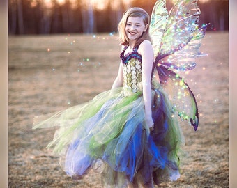 Large Iridescent Realistic Fairy wings