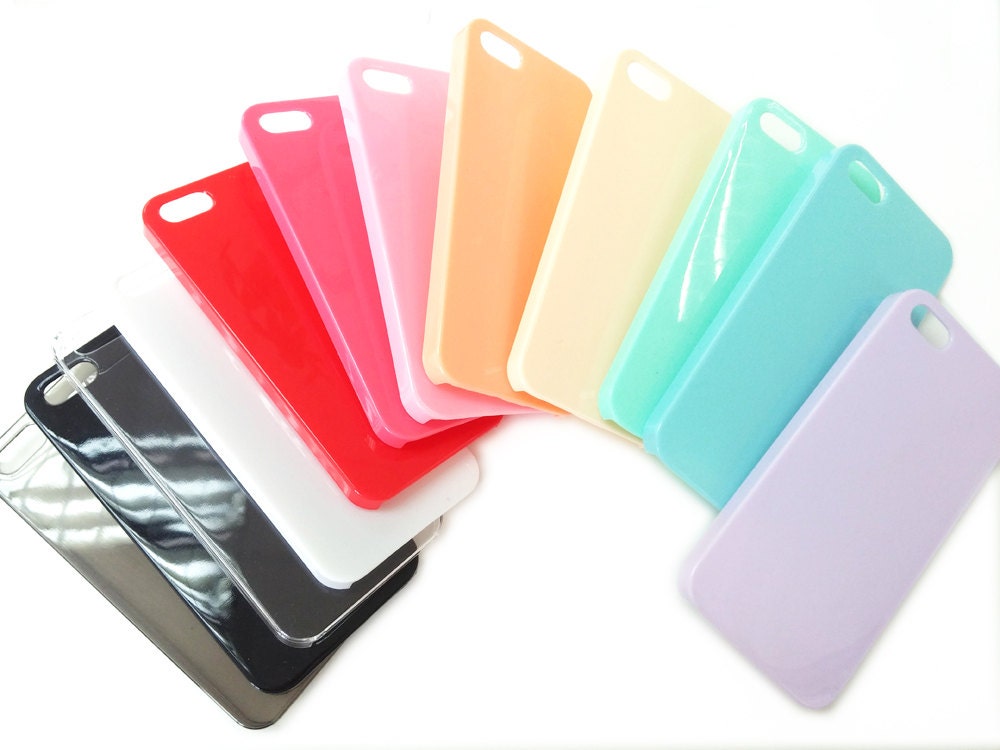 Plain Phone Case iPhone 5s iphone 5 Hard Case for by qrhinestones