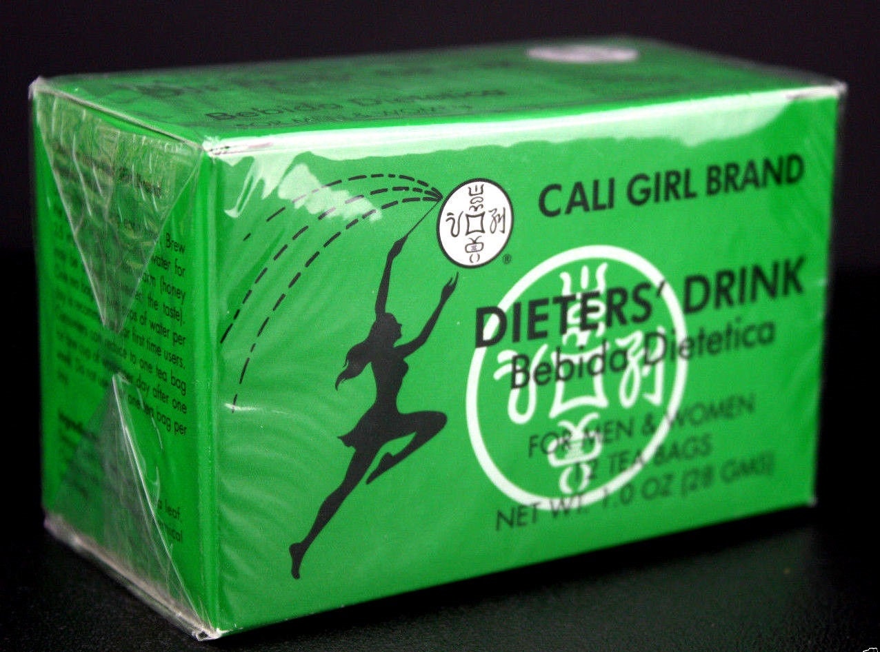 Boxes of DIETERS' DRINK TEA Cali Girl Brand by sackofwonders