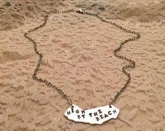 High By The Beach Necklace, Lana Del Rey High By The Beach Inspired Necklace, California Necklace, Beach Necklace, Lana Del Rey Necklace