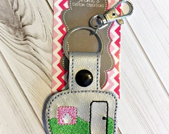 Camper Keychain - RV Keychain - Camper Trailer Keychain - RV Camper Keychain