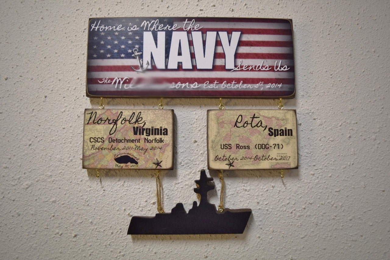 Navy Gift Us Navy Gift Navy Graduation Navy Sign Submarine