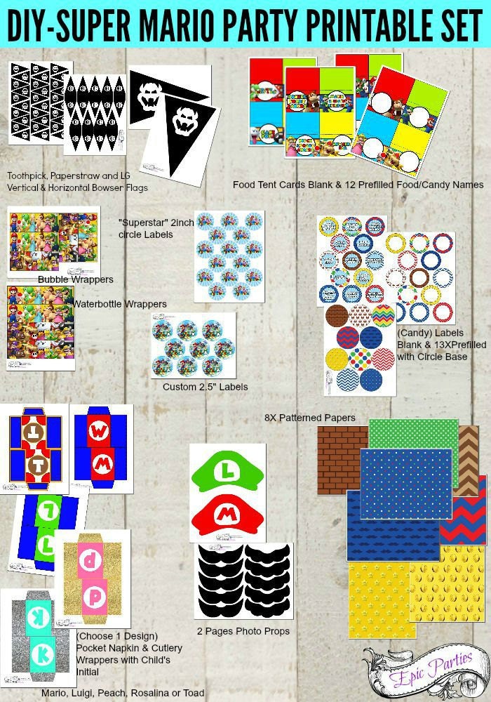 It is an image of Critical Super Mario Party Printables It is a photo of Critical Super Mario Party Printables