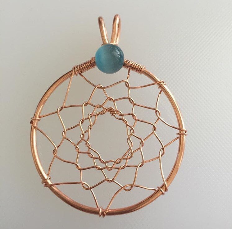 Made to Order Copper Wire Wrapped Dream Catcher