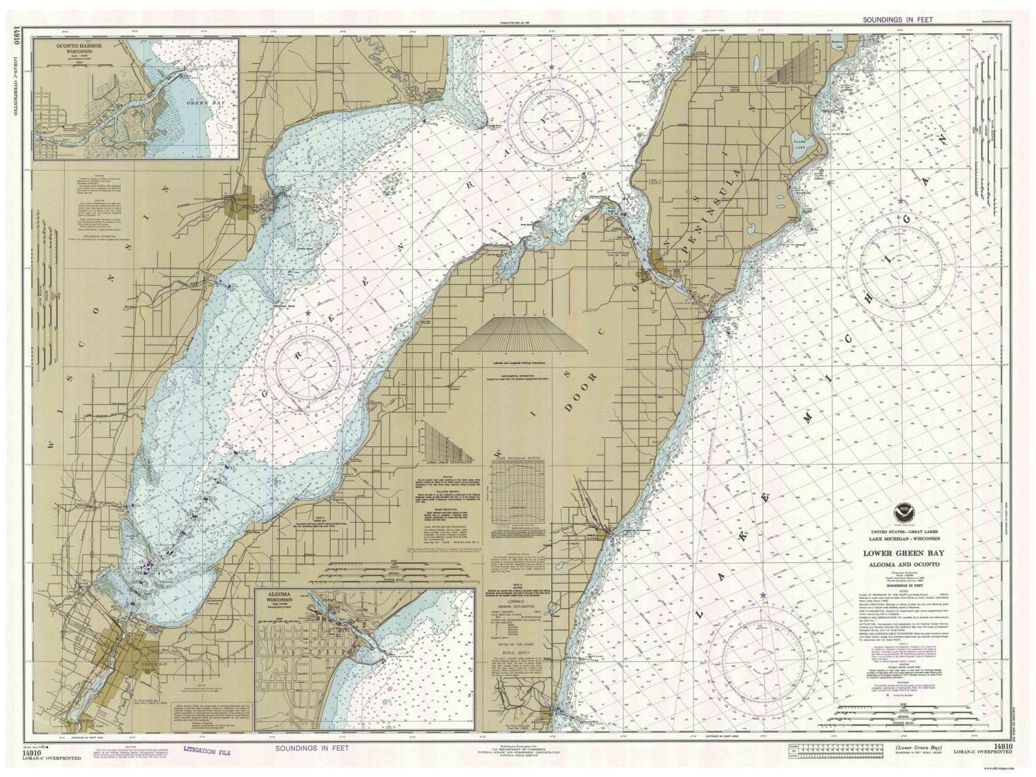 26 Bay Of Green Bay Fishing Map Maps Database Source