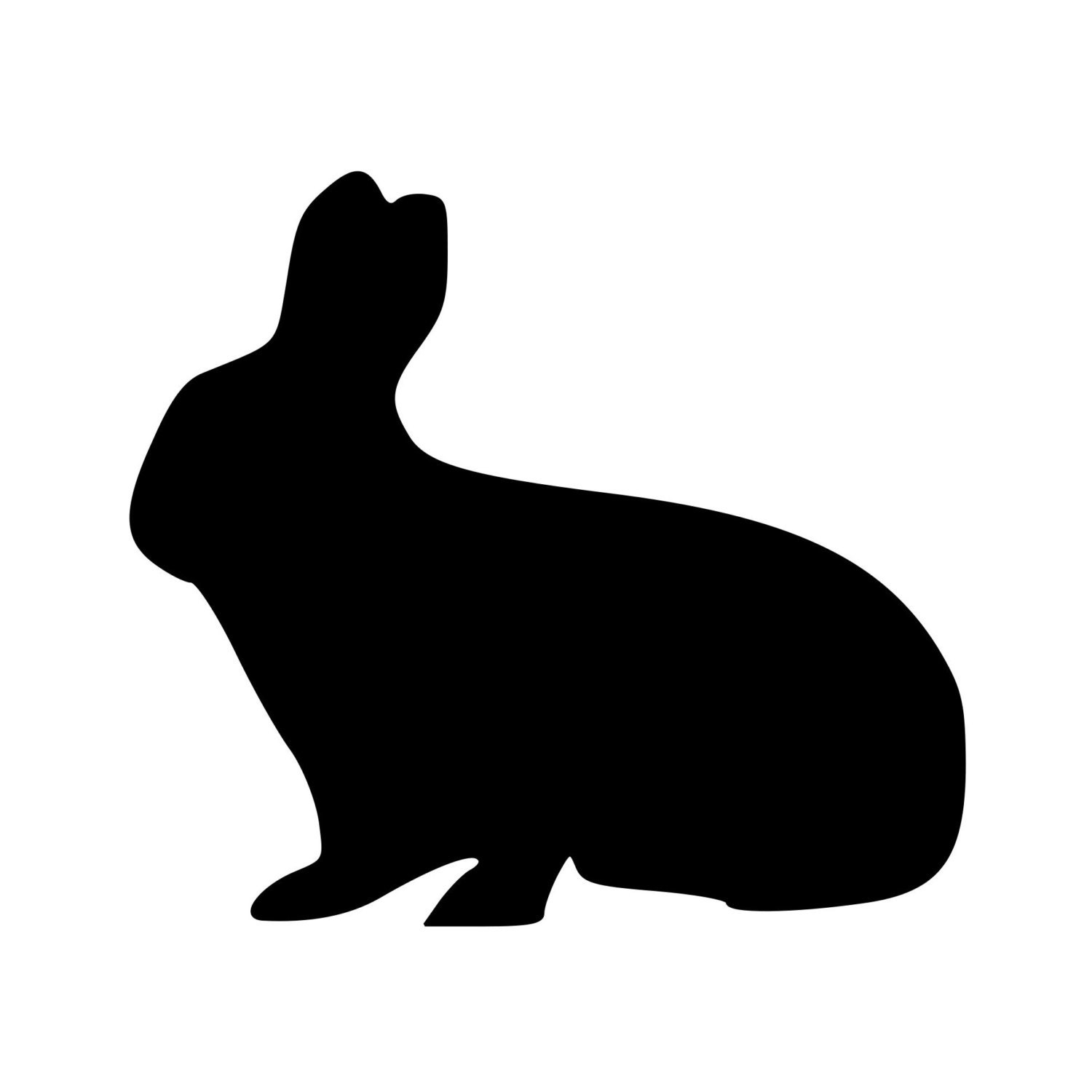 Rabbit Bunny Vinyl Decal Sticker Hare Lop Cottontail Pika