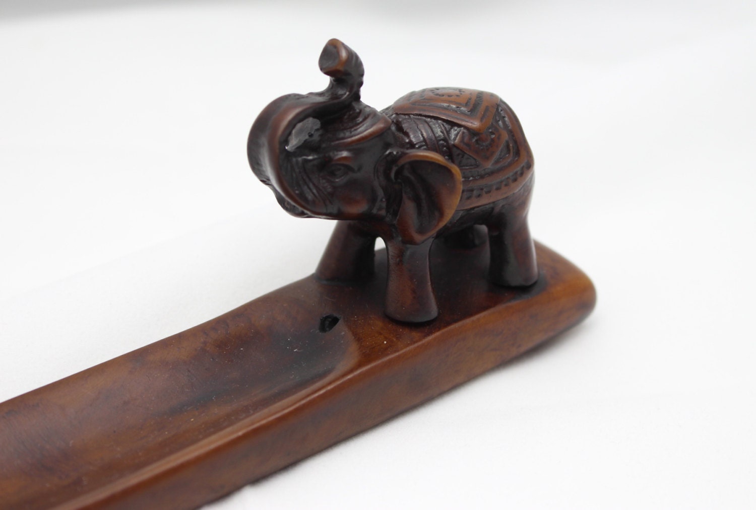 Thai Style Elephant Resin Incense Holder With Free 2 by PolLaWatt