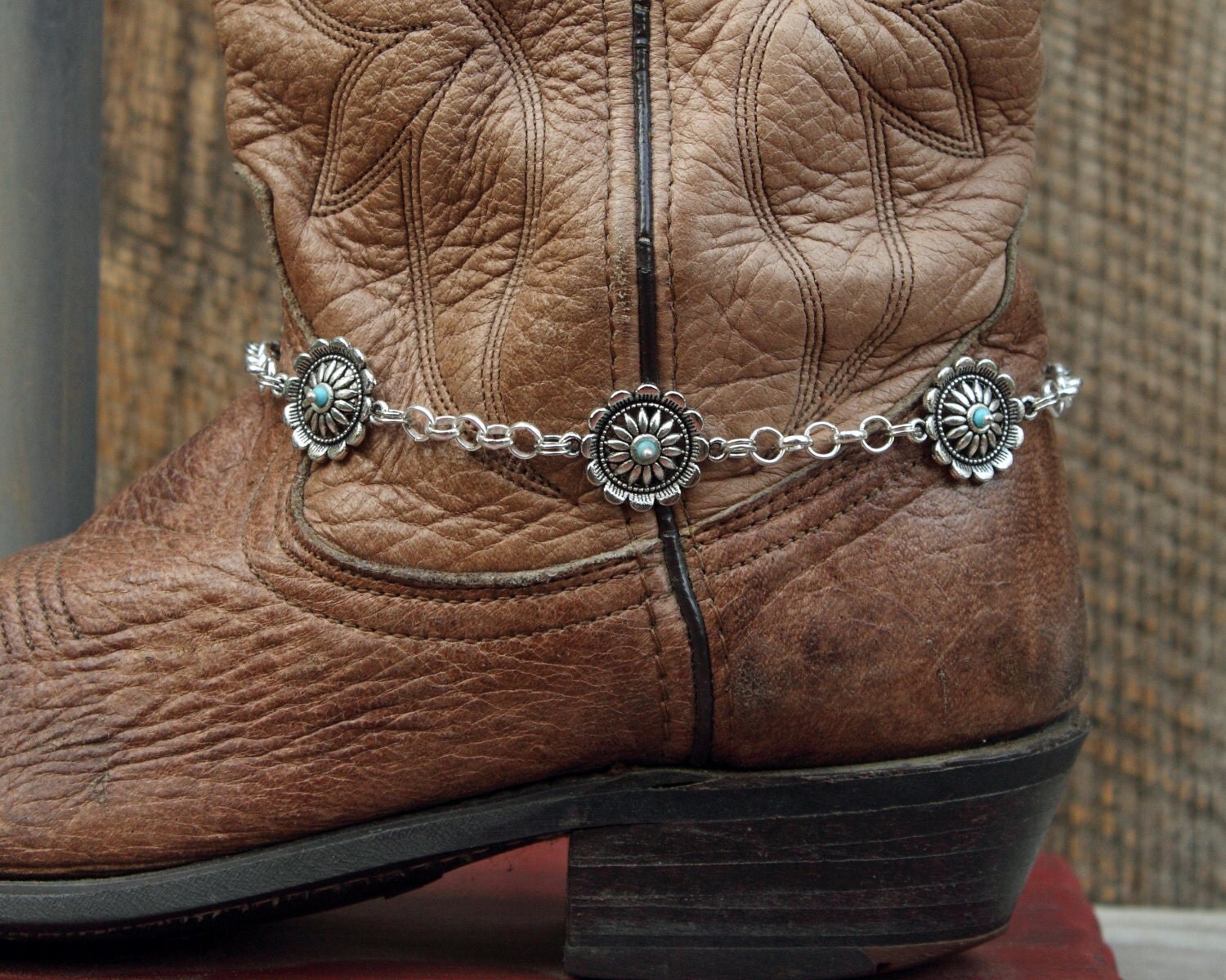 Five Concho Boot Bling Boot Jewelry Boot Accessories