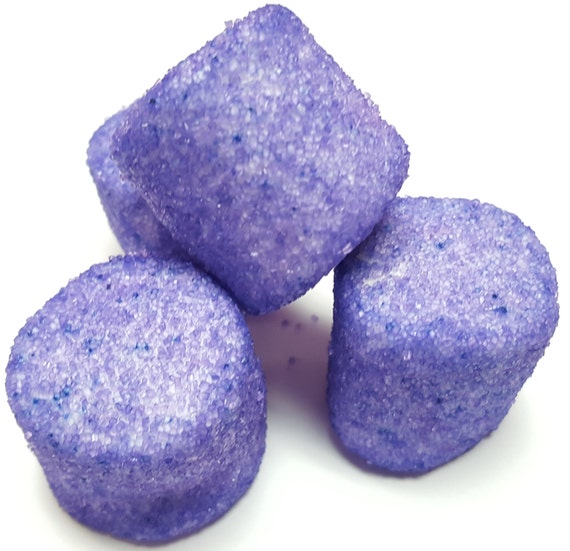 Purple Sugared Marshmallows 2 Pounds White Approx. 100 Pieces