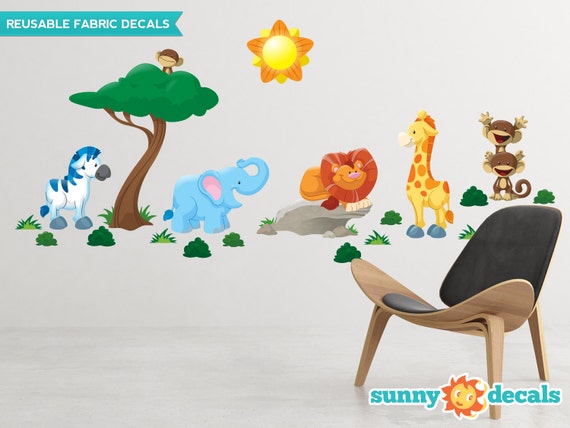 Jungle Jumbo Wall Stickers amp Wall Decals for Nursery and Kids Rooms by 