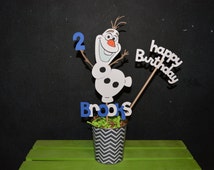 popular items for olaf cake topper on etsy