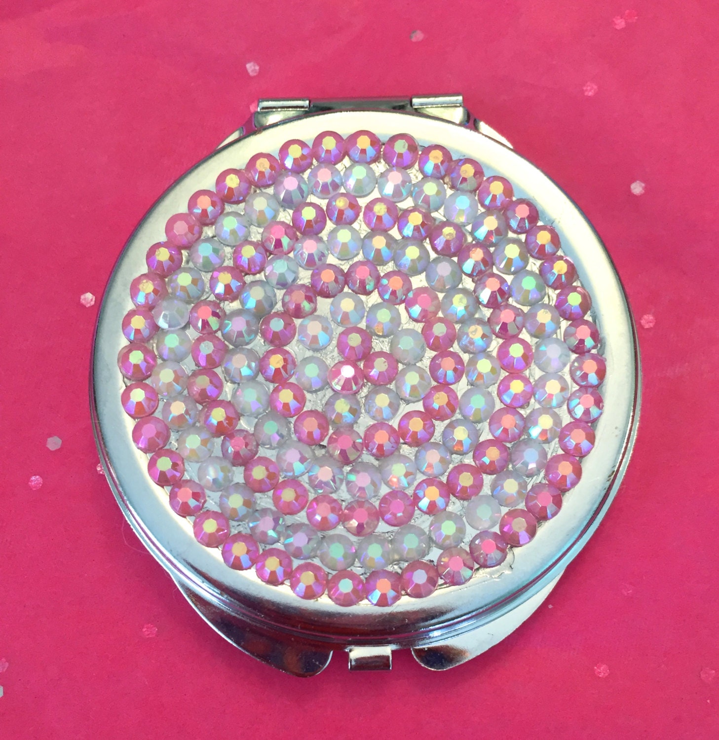 Jelly Rhinestone Compact Mirror By Dazzleden On Etsy