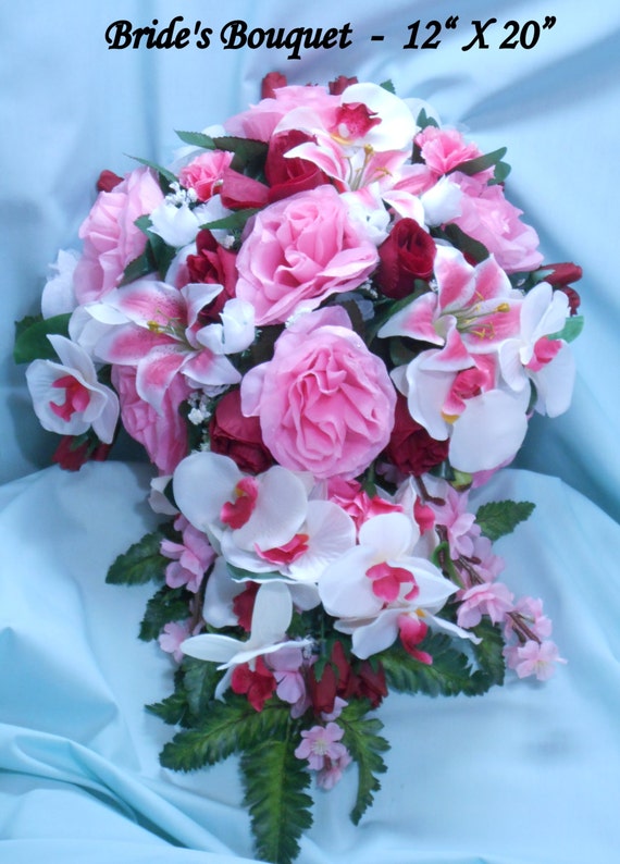 Silk Wedding Flowers build your own package featuring large