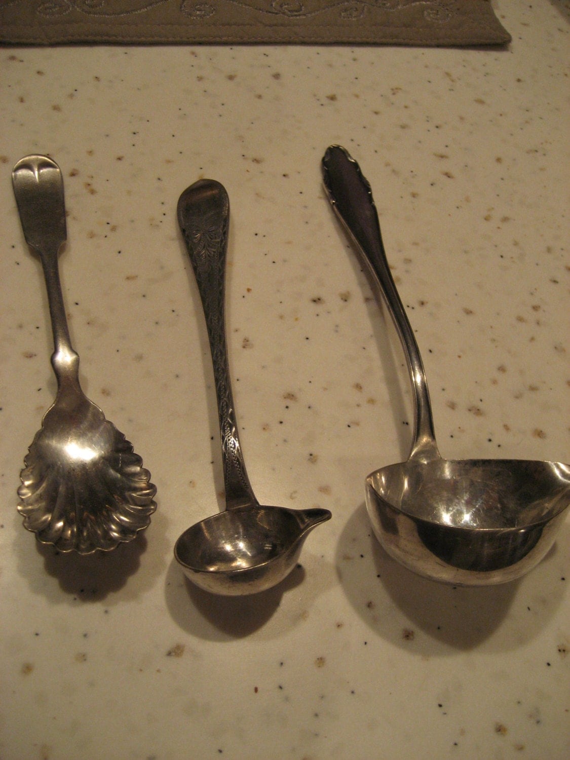 3 Pieces Vintage Silver Plated Flatware/Serving Haute Juice