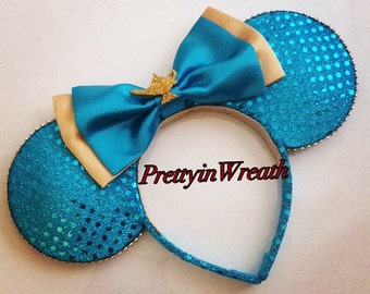 Princess Jasmine inspired Mickey Mouse ears headband