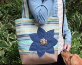 Womens Tote Bag, Large Tote Bag, Blue Tote Bag, Turquoise Tote, Turquoise Shoulder Bag, Blue Shoulder Bag, Fabric Bag, Turquoise Handbag Womens Tote Bag, Large Tote Bag, Blue Tote Bag, Turquoise Tote, Turquoise Shoulder Bag, Blue Shoulder Bag, Fabric Bag, Turquoise Handbag