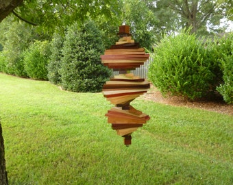 Cypress Wood Wind Spinner Helix 6X16 Cabot by CypressSpinners