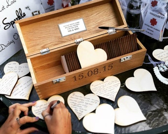 Wooden heart box | Etsy