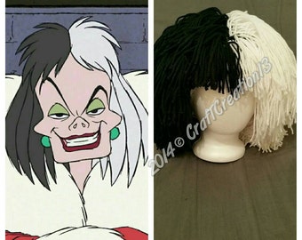 Cruella DeVille inspired Wig