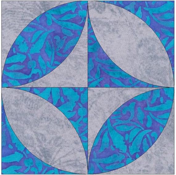 Melon Patch Template Quilting Block Pattern PDF