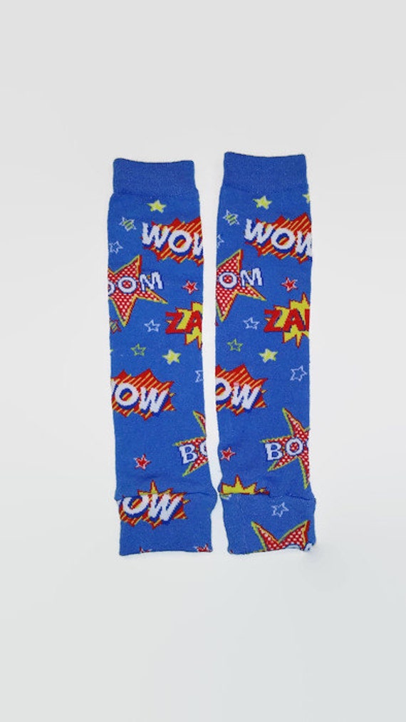 Super Hero Comic Onomatopoeia Baby &amp; Toddler Leg by 