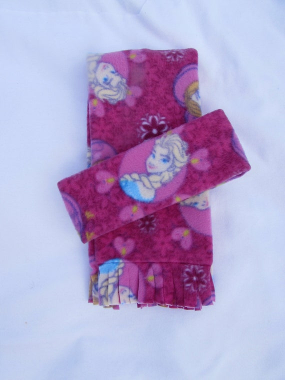 Frozen fleece headband and scarf set size toddler and school age