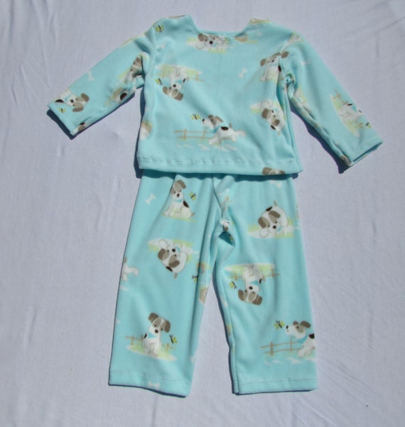 Puppy dog micro fleece pajamas