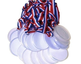 Design Your Own Award Medals 24 Count, Blank Medals For You To Customize For Kids Olympic Or Sports Theme Parties, Party Winner Award Favors