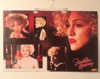 Breathless Mahoney Madonna Vintage 1990 Poster Dick Tracy