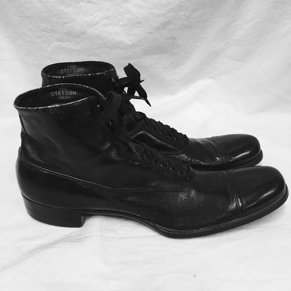 The Stetson Shoe Lace-Up Shoes. Men's ankle boots.