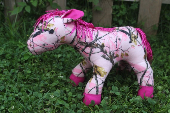 pink camo stuffed animals