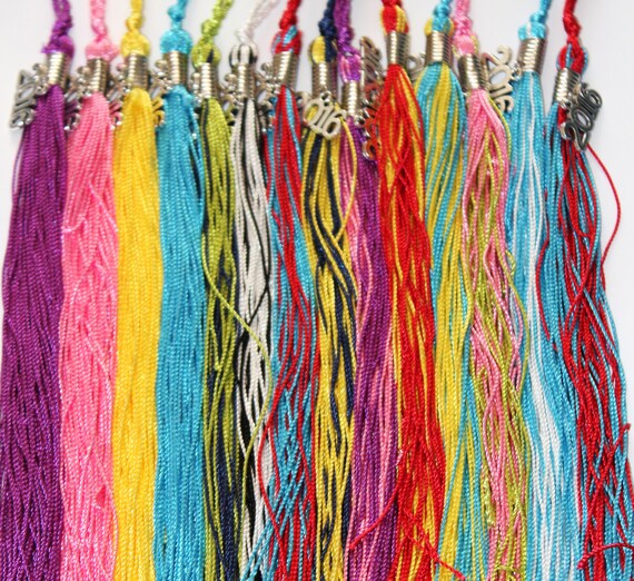 Graduation Tassel 9 various colors for Cap & Gown