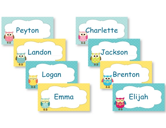 items similar to owl labels printable diy instant download school