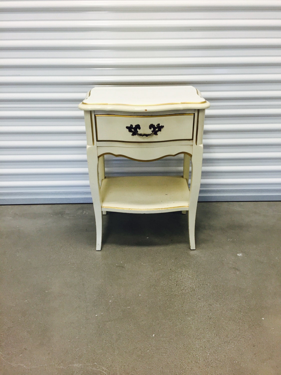 Vintage Heritage White French Provincial Nightstand Haute Juice