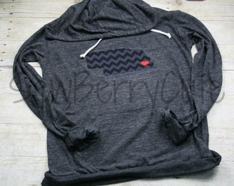 Nebraska Light Weight Hoodie Nebraska Hoodie Nebraska Shirt Nebraska Sweatshirt