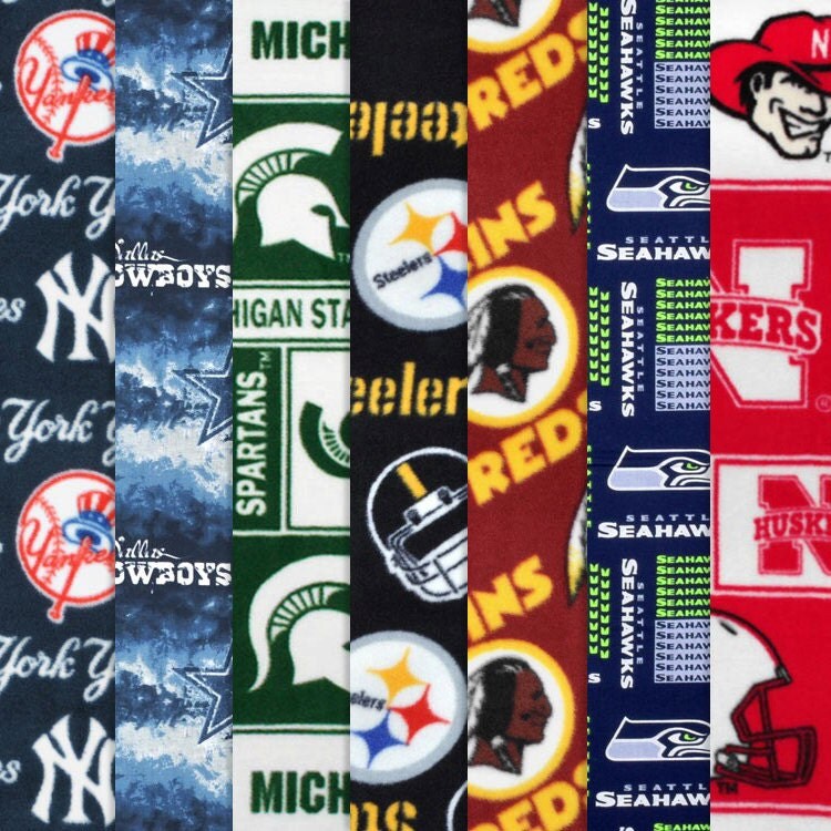 Sports Fleece Fabric Remnants Sold by the box