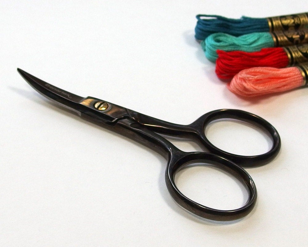Benartex curved embroidery scissors 4inch by busylittlebird Benartex curved embroidery scissors 4inch by busylittlebird