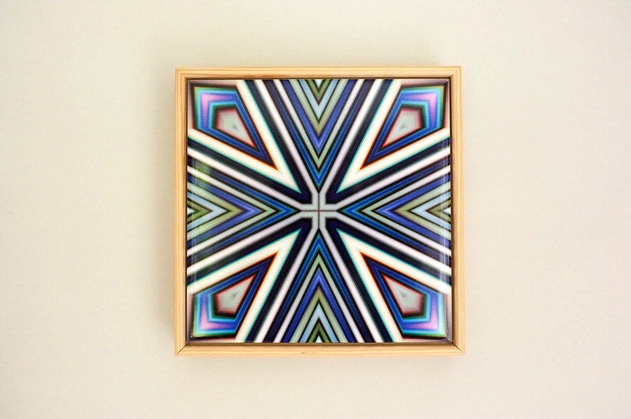 Ceramic Tile Abstract Wall Art Geometric tile Art Deco