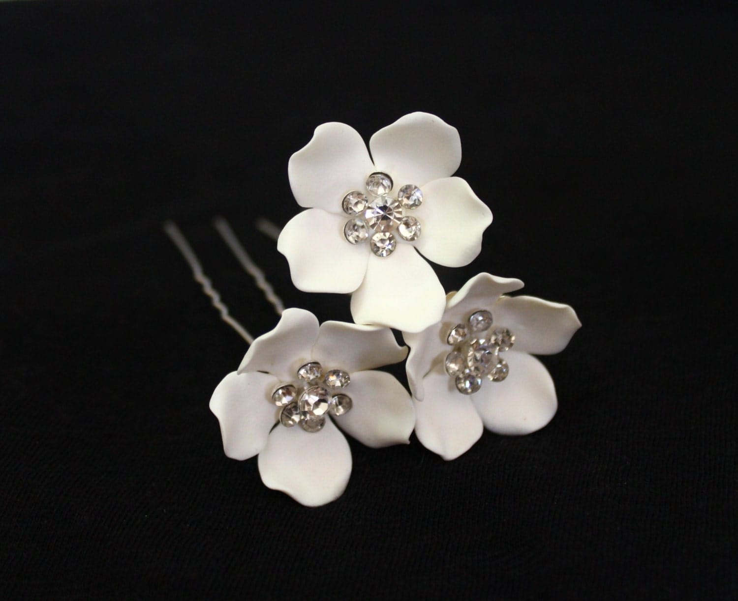 White Flower Wedding Hair Accessories Bohemian Wedding