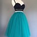 teal tutu skirt