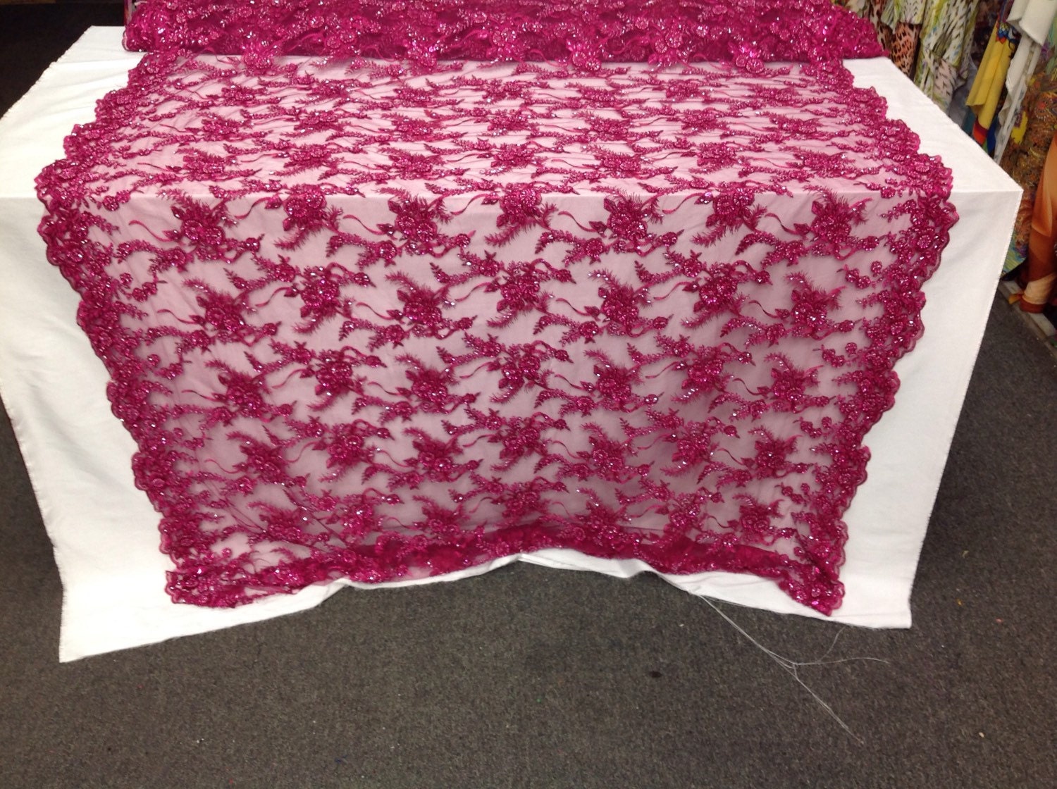 wedding mesh fabric