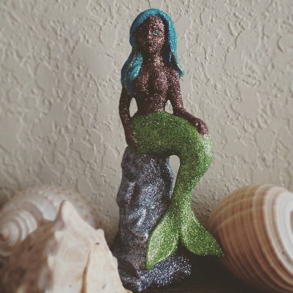 La Sirene/ Yemoja/Yemaya/Yemanja Glitter Sculpture.