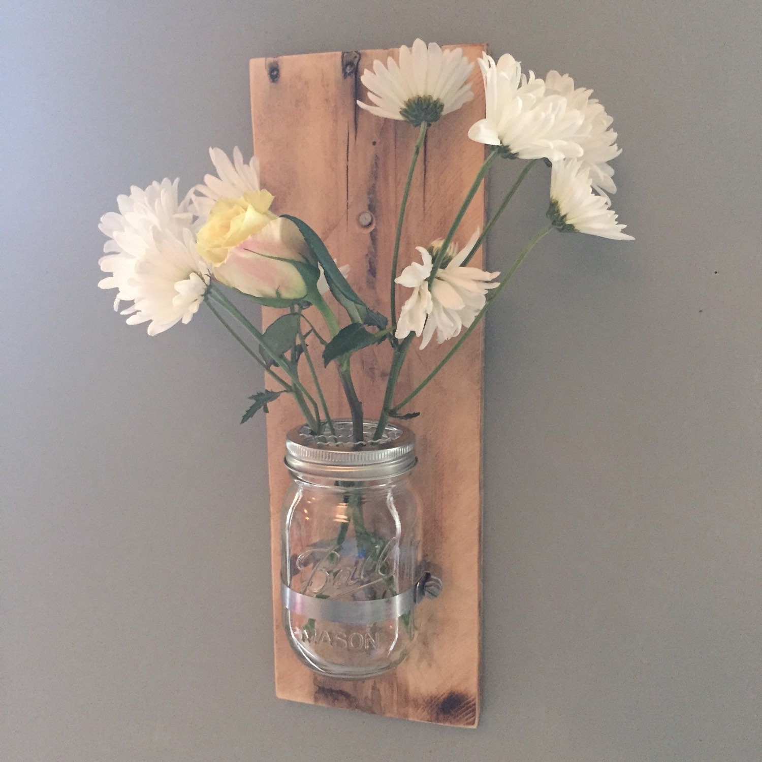 Mason Jar Flower Holder