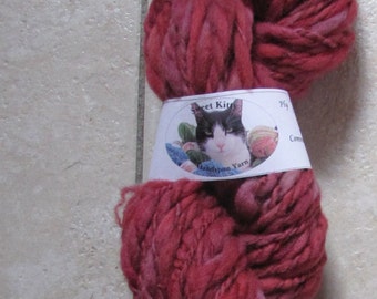 sweet kitty handspun yarn bulky 2 ply