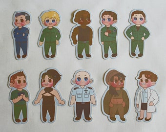 Cute Stargate SG1 Inspired Stickers (Updated Artwork!)