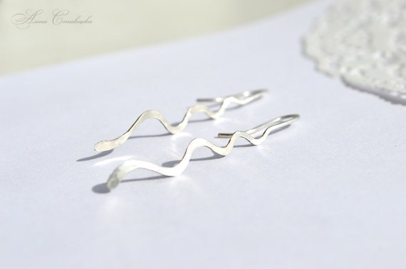 silver minimalist earrings set