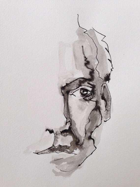 ink figure painting