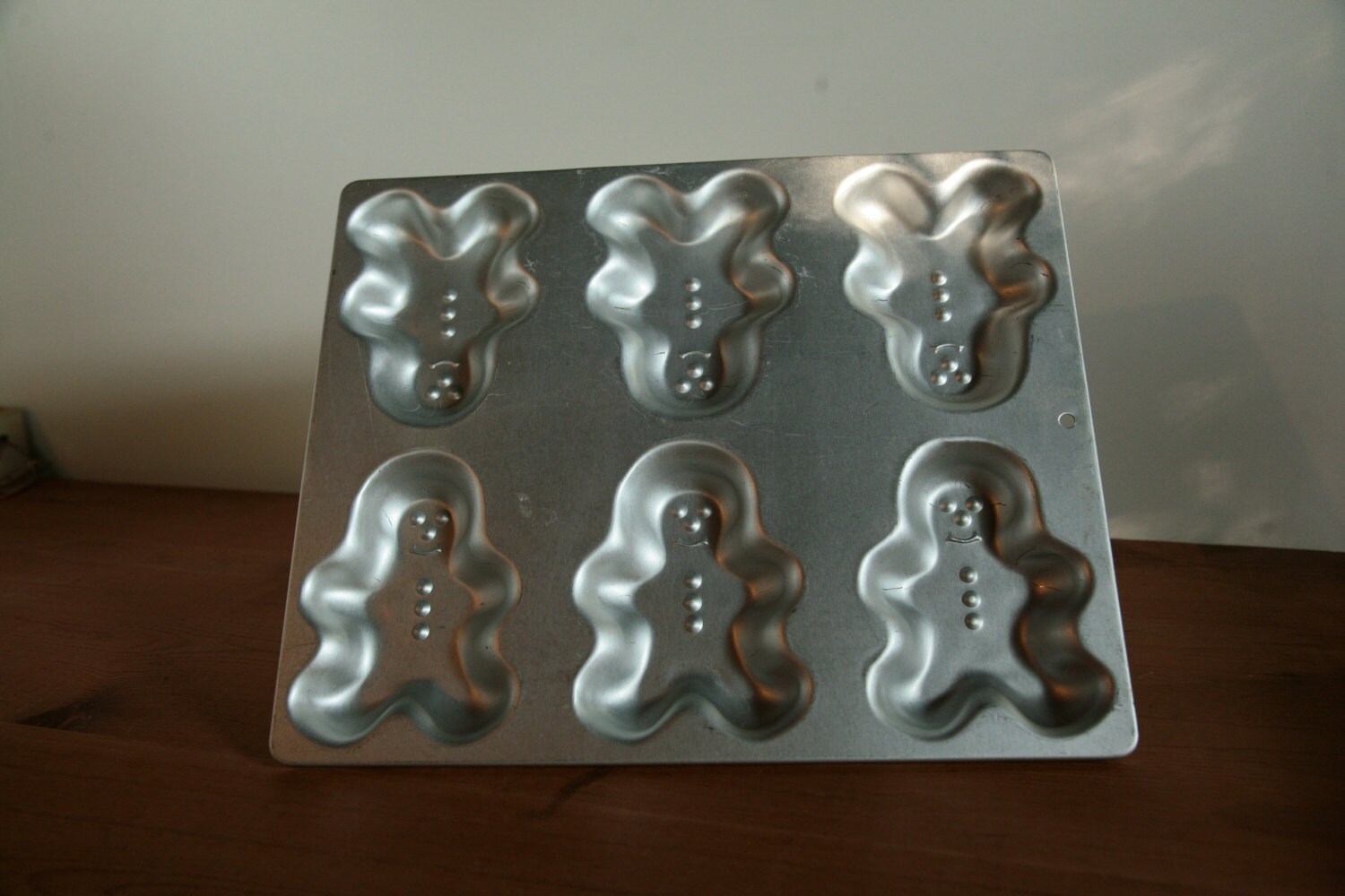 Vintage Aluminum Gingerbread Cookie Baking Mold by CamelVintage