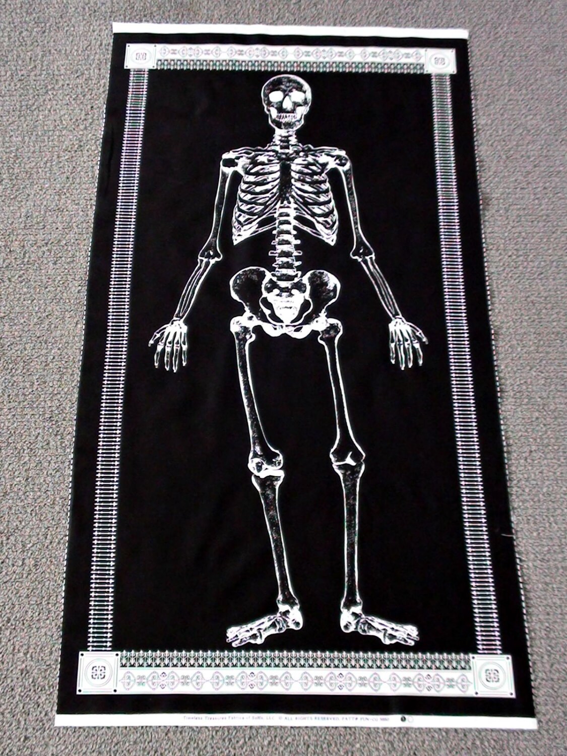 Halloween Quilt Fabric black and white fabric skull fabric halloween quilt fabric glow Halloween Quilt Fabric black and white fabric skull fabric halloween quilt fabric glow
