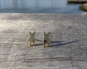 FRENCH BULLDOG EARRINGS! French bulldog lovers, Cute earrings, Stud earrings.